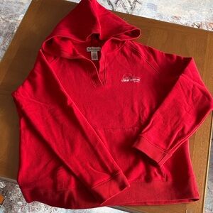 Vintage Oprah red hoodie with kangaroo pocket